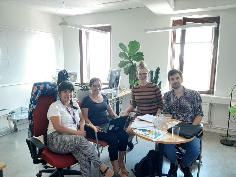 A meeting with Irma Ortega Cruz and Flor Luna from Skärholmen district administration 2018